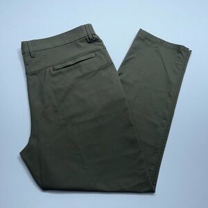 Jack Archer Jetsetter Tech Pant Mens 40x30 Olive Green Zip Pockets Golf.    NWOT